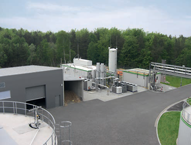 Planta de purificación de 1.000 Nm3/h de biogás de purines en Alemania (2012)