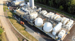 Planta de purificación de 4.000 Nm3/h de biogás de vertedero en USA (2019) 